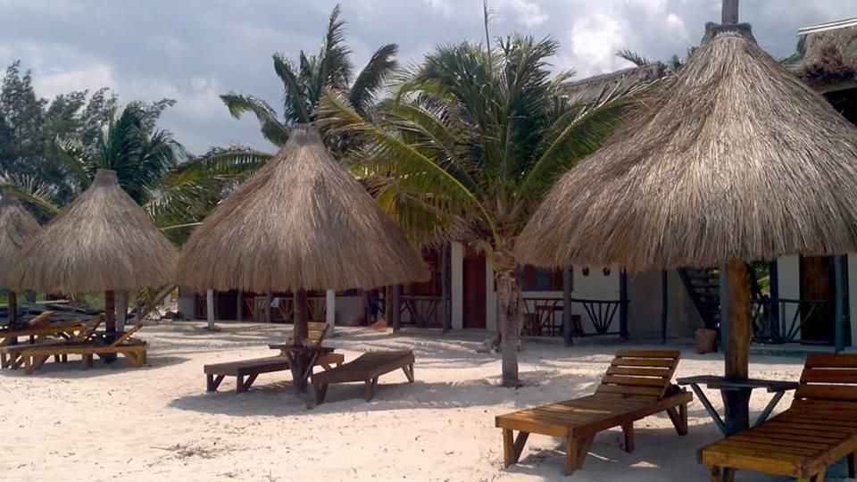 Cabanas Perla Escondida Hotel Dzilam de Bravo Luaran gambar