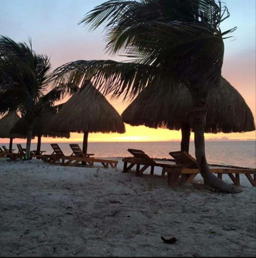 Cabanas Perla Escondida Hotel Dzilam de Bravo Luaran gambar