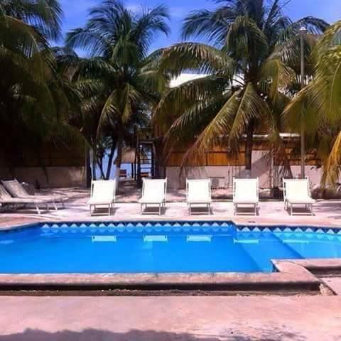 Cabanas Perla Escondida Hotel Dzilam de Bravo Luaran gambar