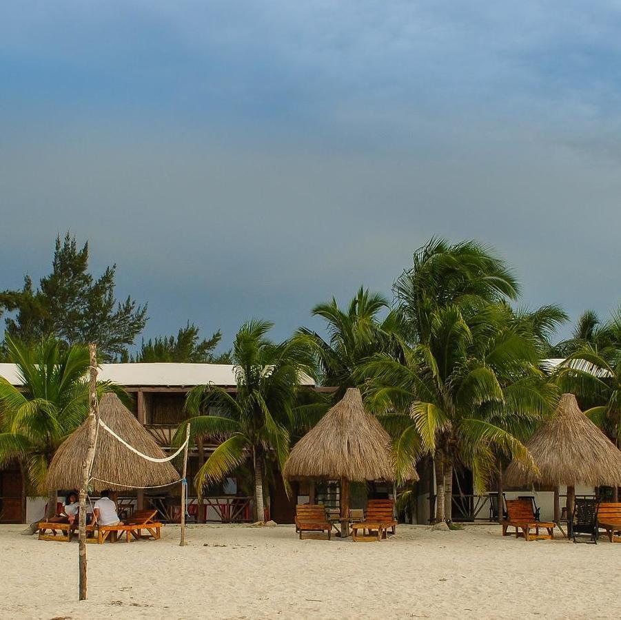 Cabanas Perla Escondida Hotel Dzilam de Bravo Luaran gambar