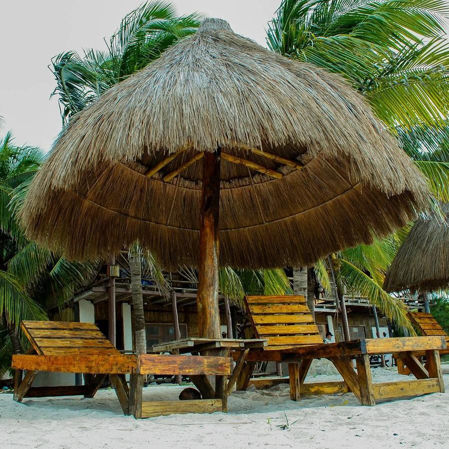 Cabanas Perla Escondida Hotel Dzilam de Bravo Luaran gambar