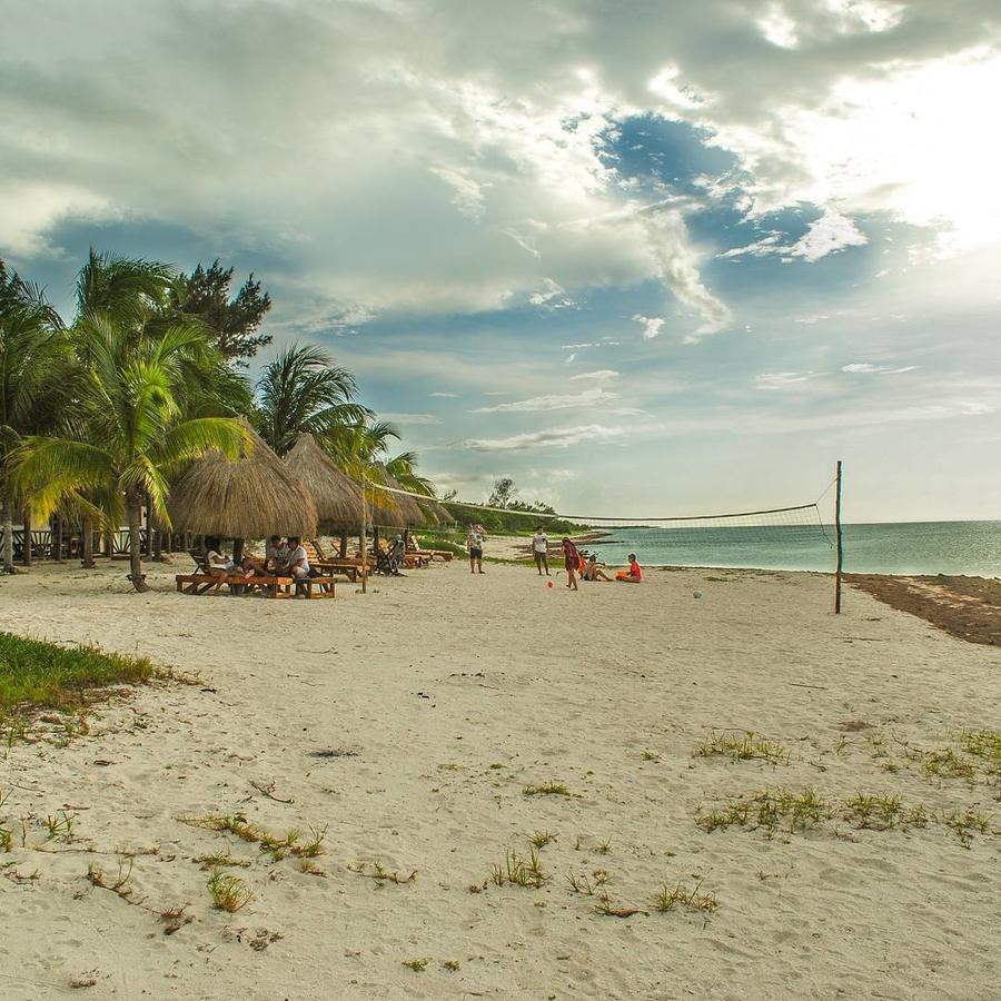 Cabanas Perla Escondida Hotel Dzilam de Bravo Luaran gambar